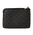 Celine Triomphe Coin Purse, &pound;175, Accessories, Brown, Canvas, Back view